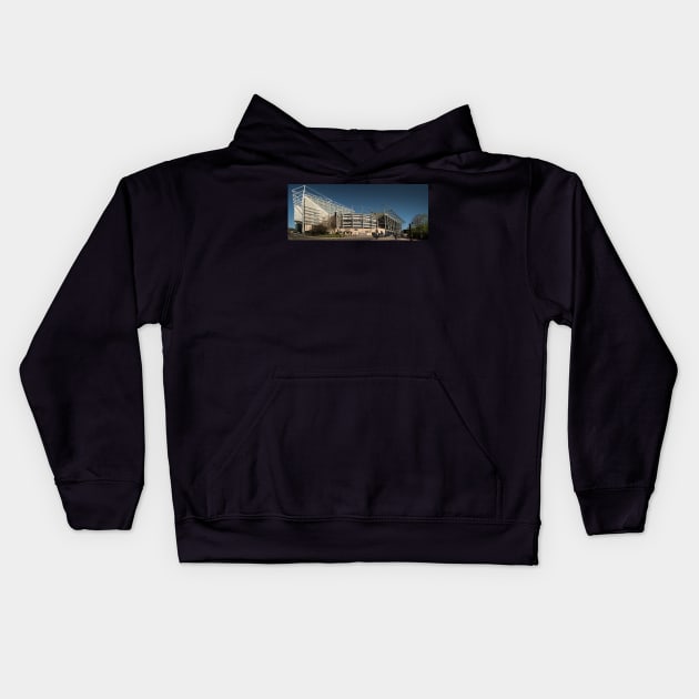 St James' Park, Newcastle Kids Hoodie by davehudspeth